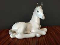 Figurka porcelana Koń Łomonosow