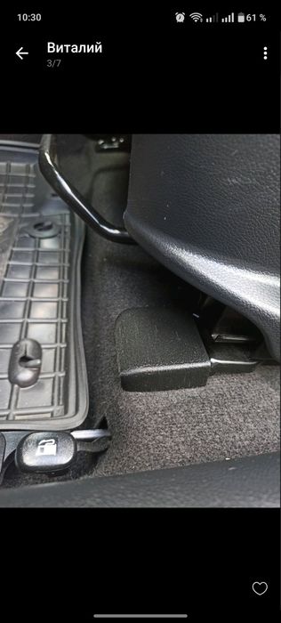 Hyndai Accent /Solaris / KIA RIO 3  - Накладка на крепление сиденья