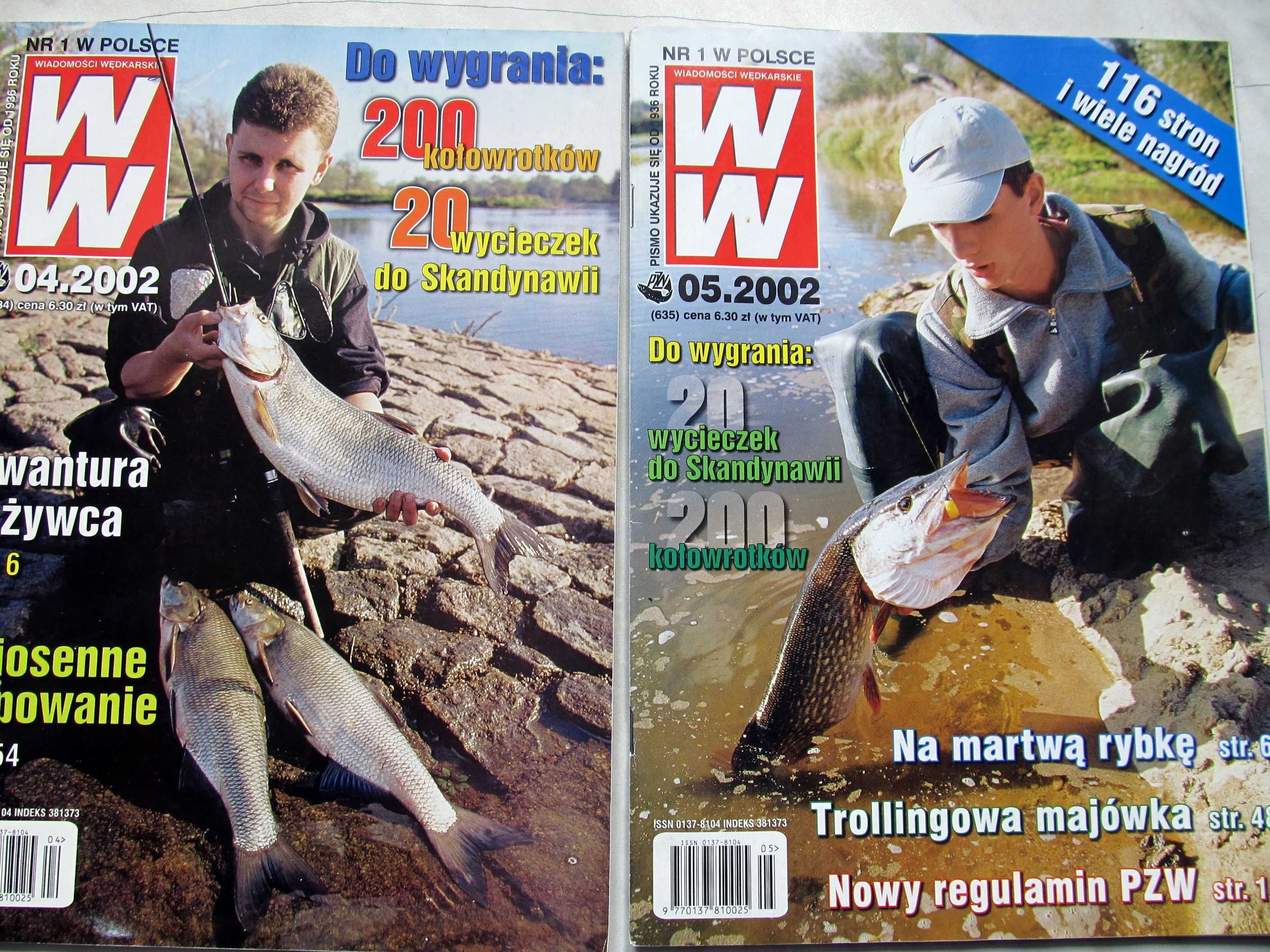 Czasopisma - "Wiadomości Wędkarskie" 2002 r.