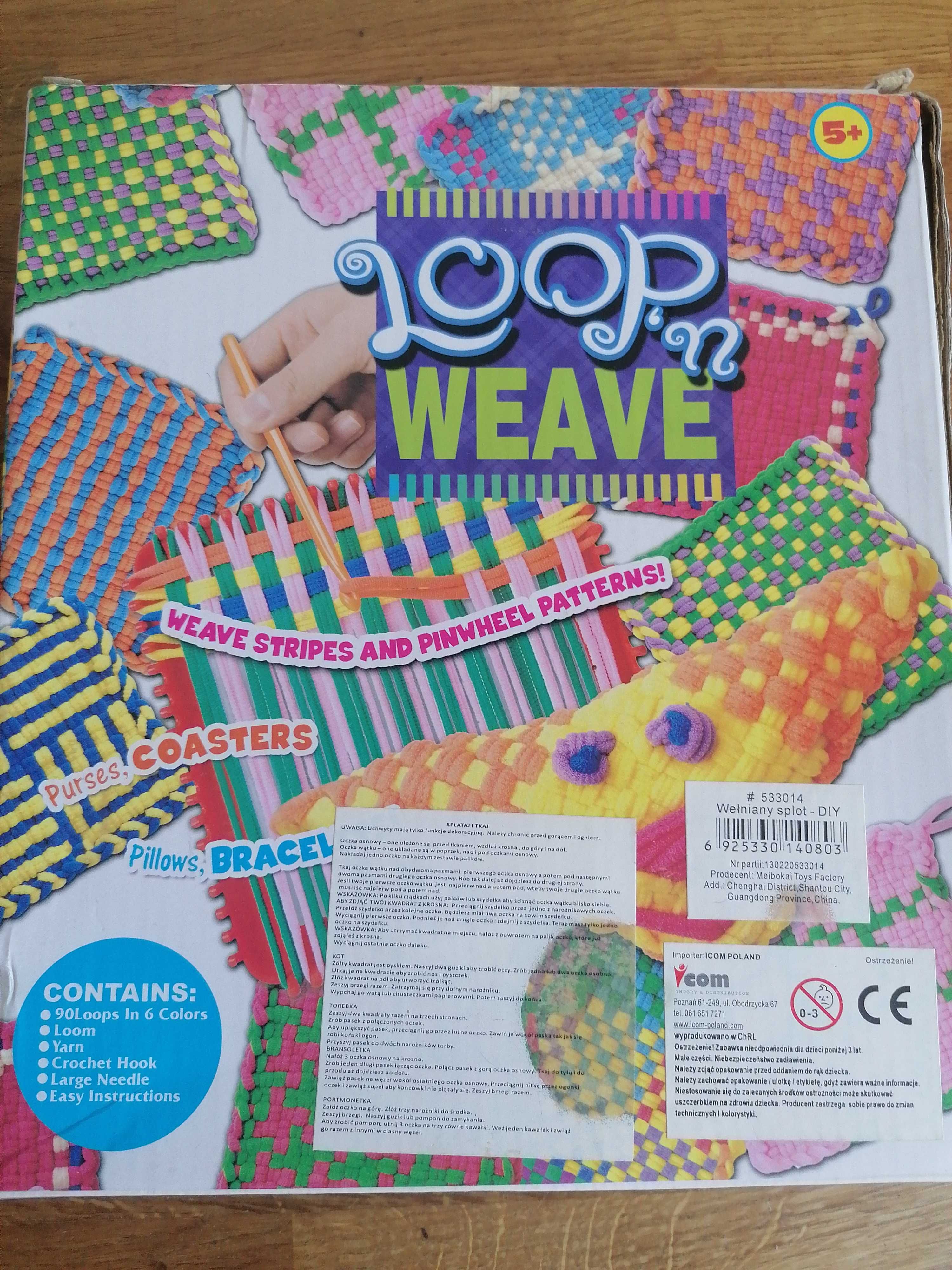 Loop' weave, Splataj i tkaj