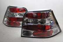 Lampy światła tył tylne VW GOLF 4 IV 97-03 TUNING CHROM CLEAR NOWE
