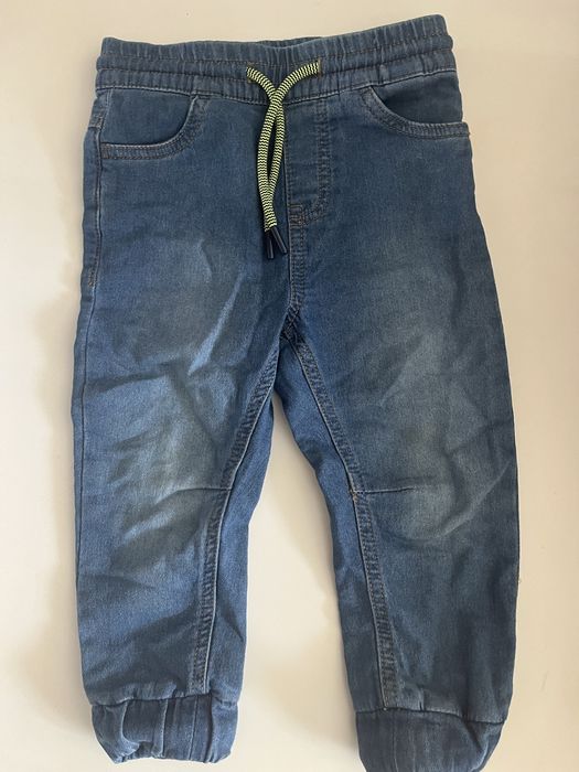 Spodnie jeansowe joggery 92 reserved