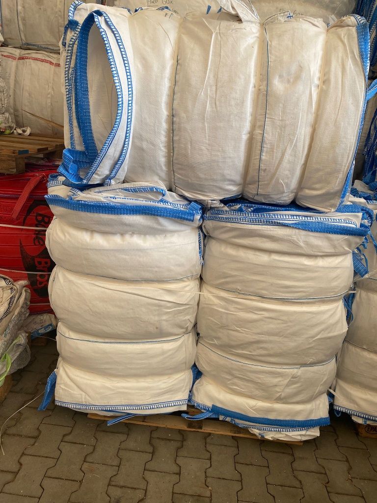 Worki BIG-BAG uzywane czyste na zboże owies 94x96x105 cm 500 kg 600 kg