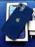 Iphone 12 mini 64gb bateria 100% komplet jak nowy niebieski