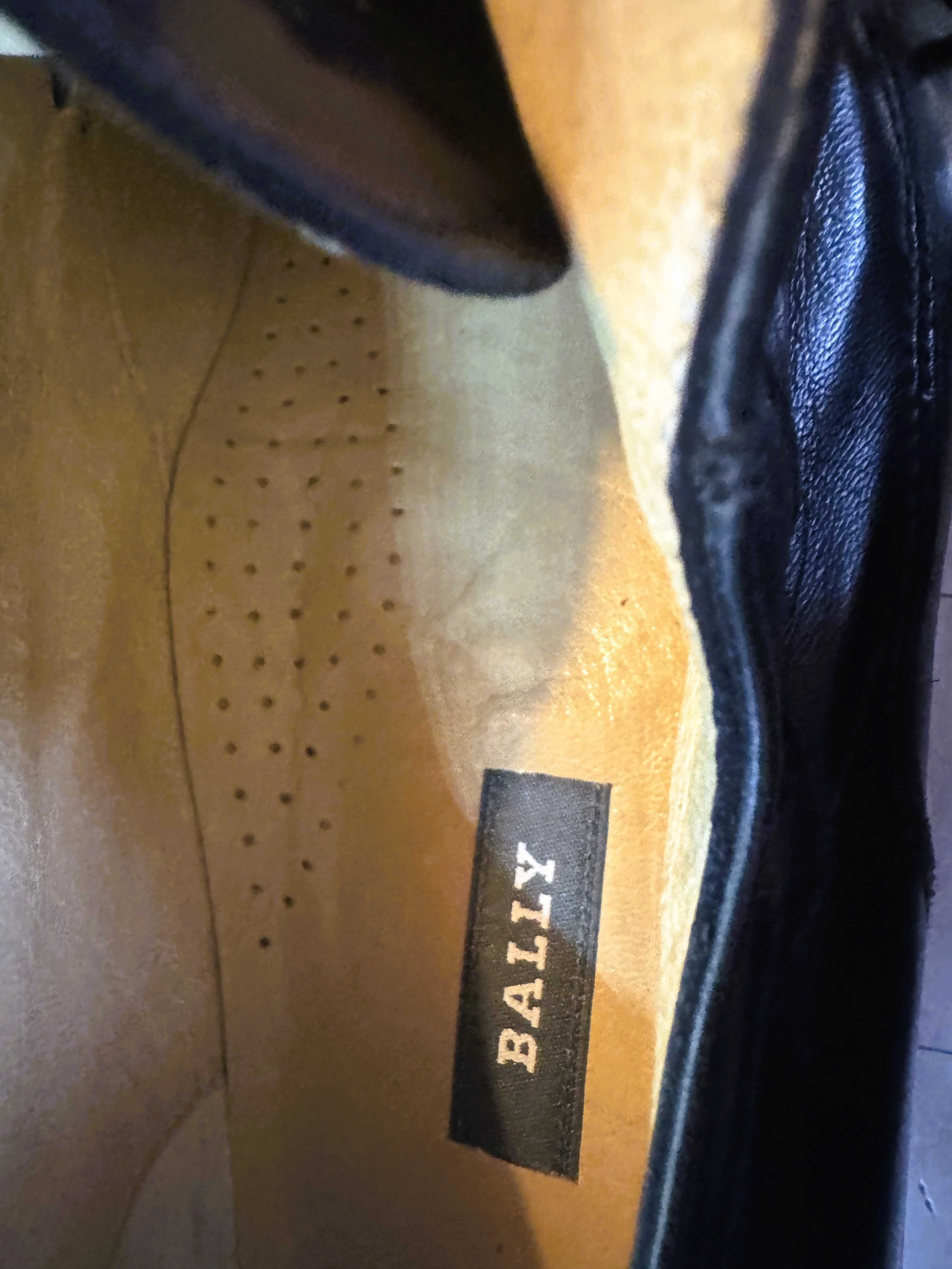 Bally. Eleganckie luksusowe pantofle męskie 12 EEE