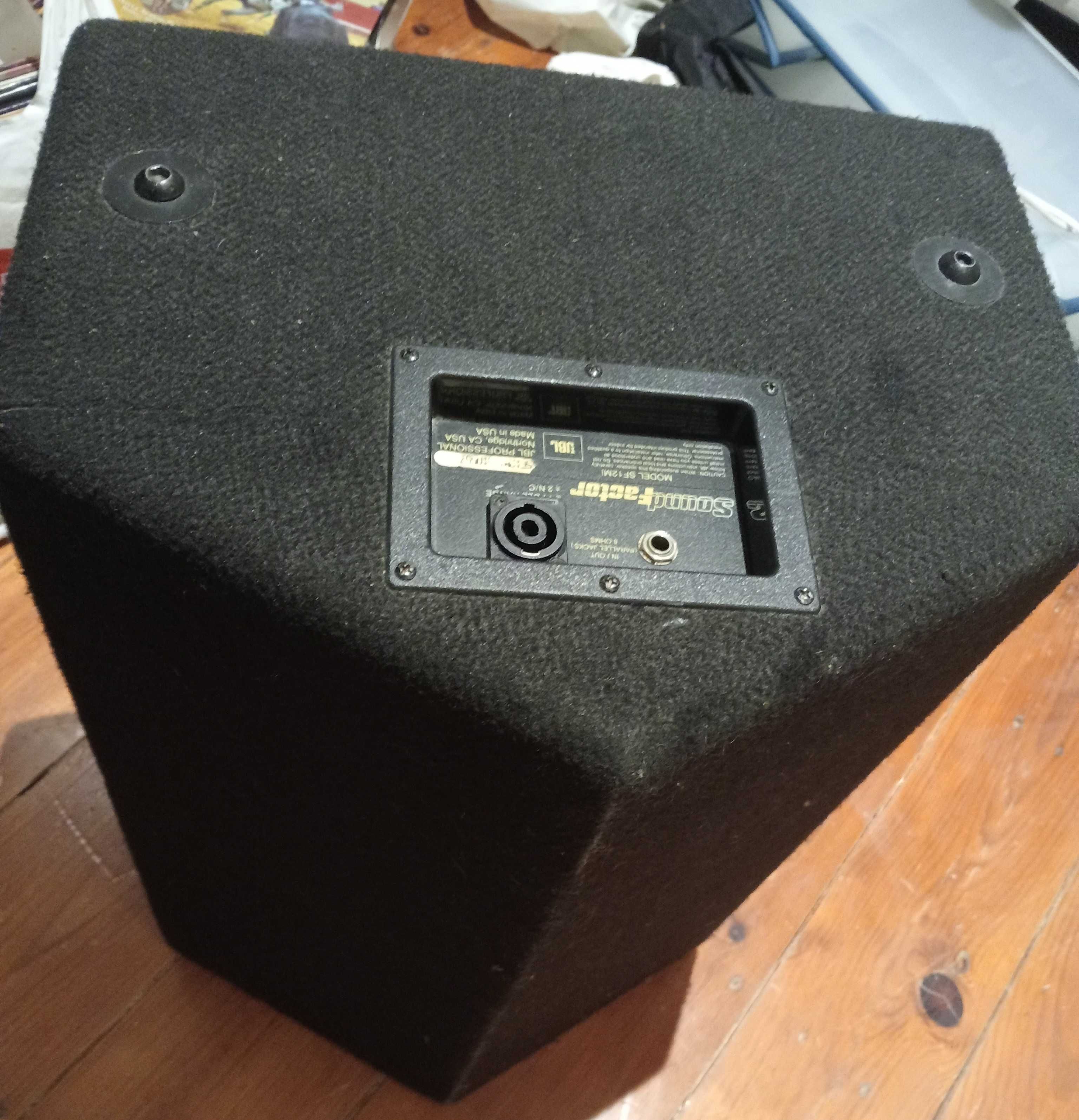 Par Colunas JBL Sound Factor SF12Mi Kit Completo Suportes