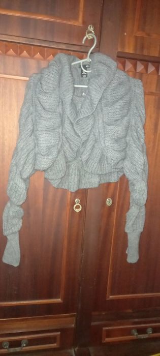 Кофта тепла топ сірий