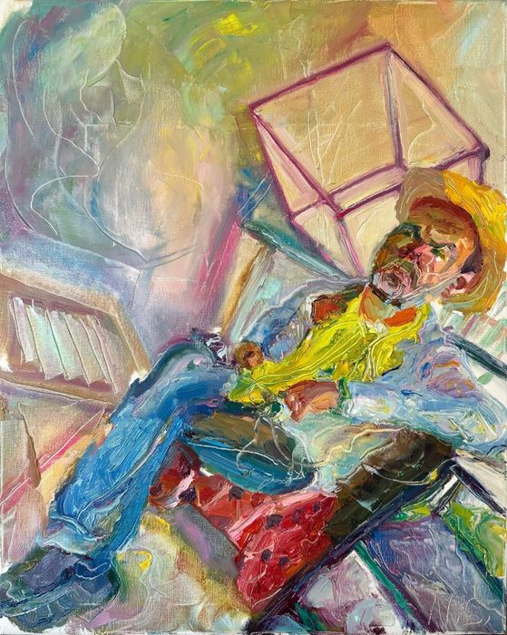 Авторська картина "У просторі себе", олія, 40x50