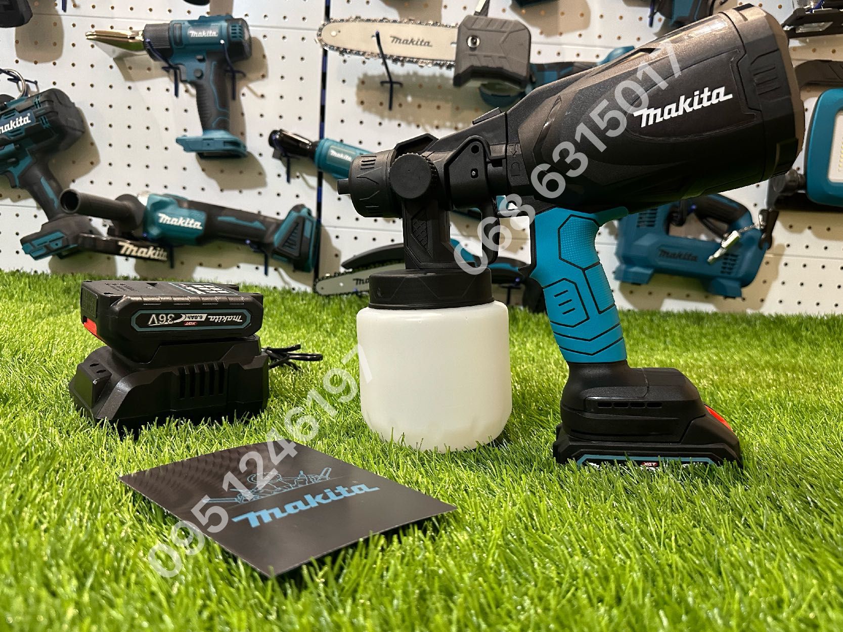 Аккумуляторный Фарбопульт Makita MTW800BL аккумуляторы 6Ah краскопульт
