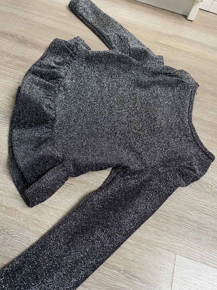 Komplet dla dziewczynki bal karnawał sylwester 110 4-5 lat i butki h&m