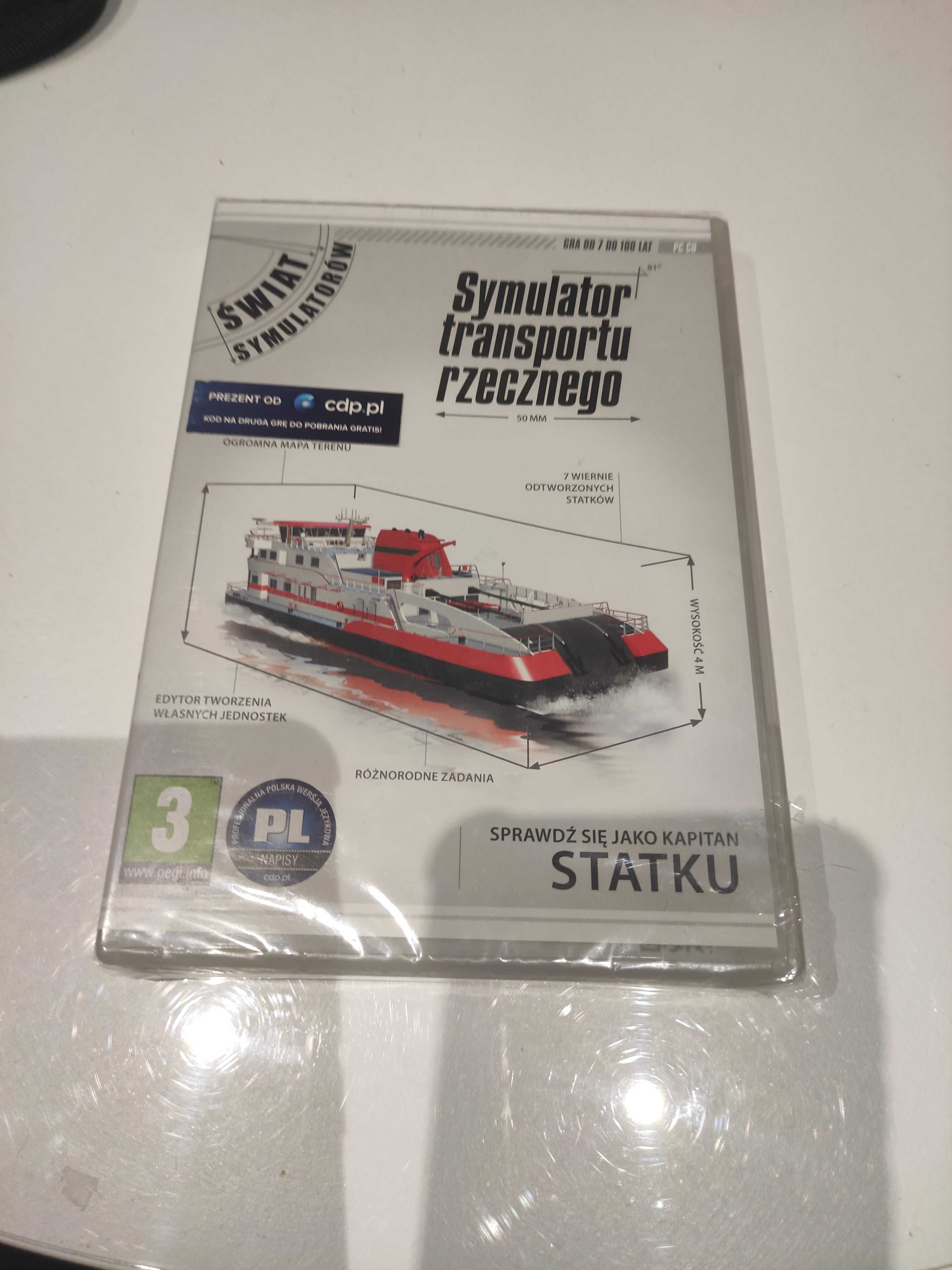 Symulator transportu rzecznego gra pc CD nowa