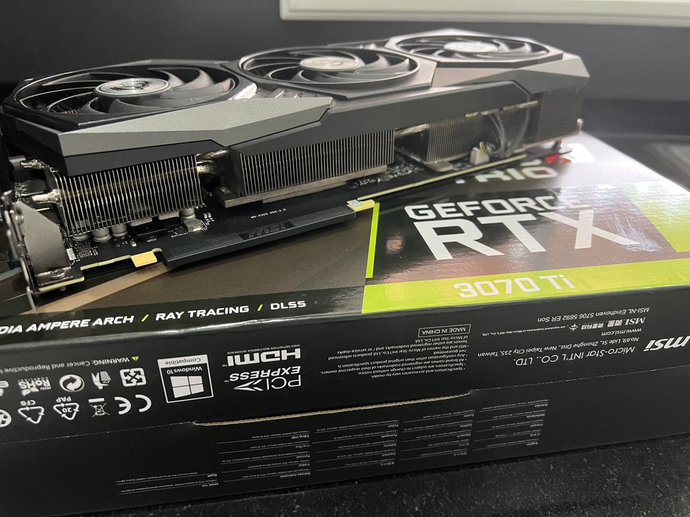 Nvidia RTX 3070 TI MSI Gaming X Trio como nova + Garantia