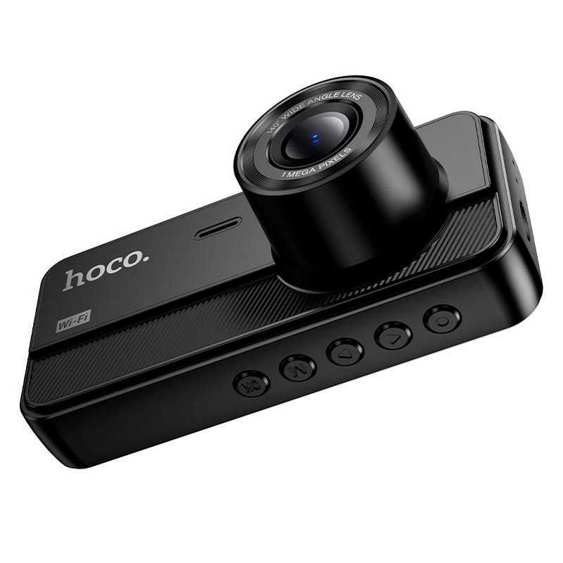 Видеорегистратор HOCO DV15, 3 камеры, экран 2" IPS, 720p, 30FPS, WiFi