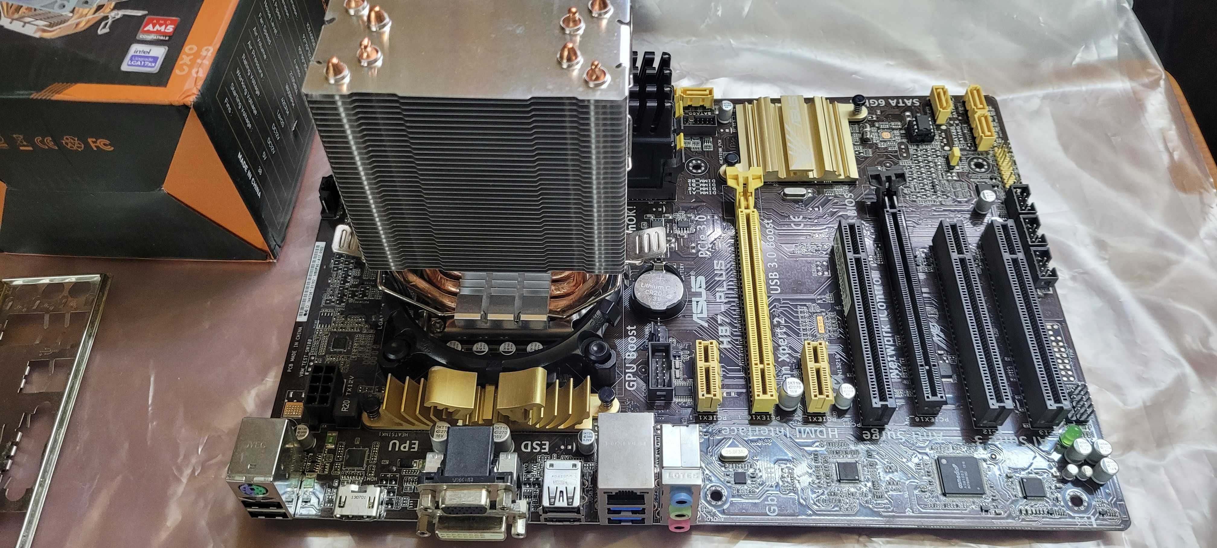 Ігровий комплект s1150 ASUS H87-PLUS + I7 4771 4/8X3.5GHz + 16GB DDR3