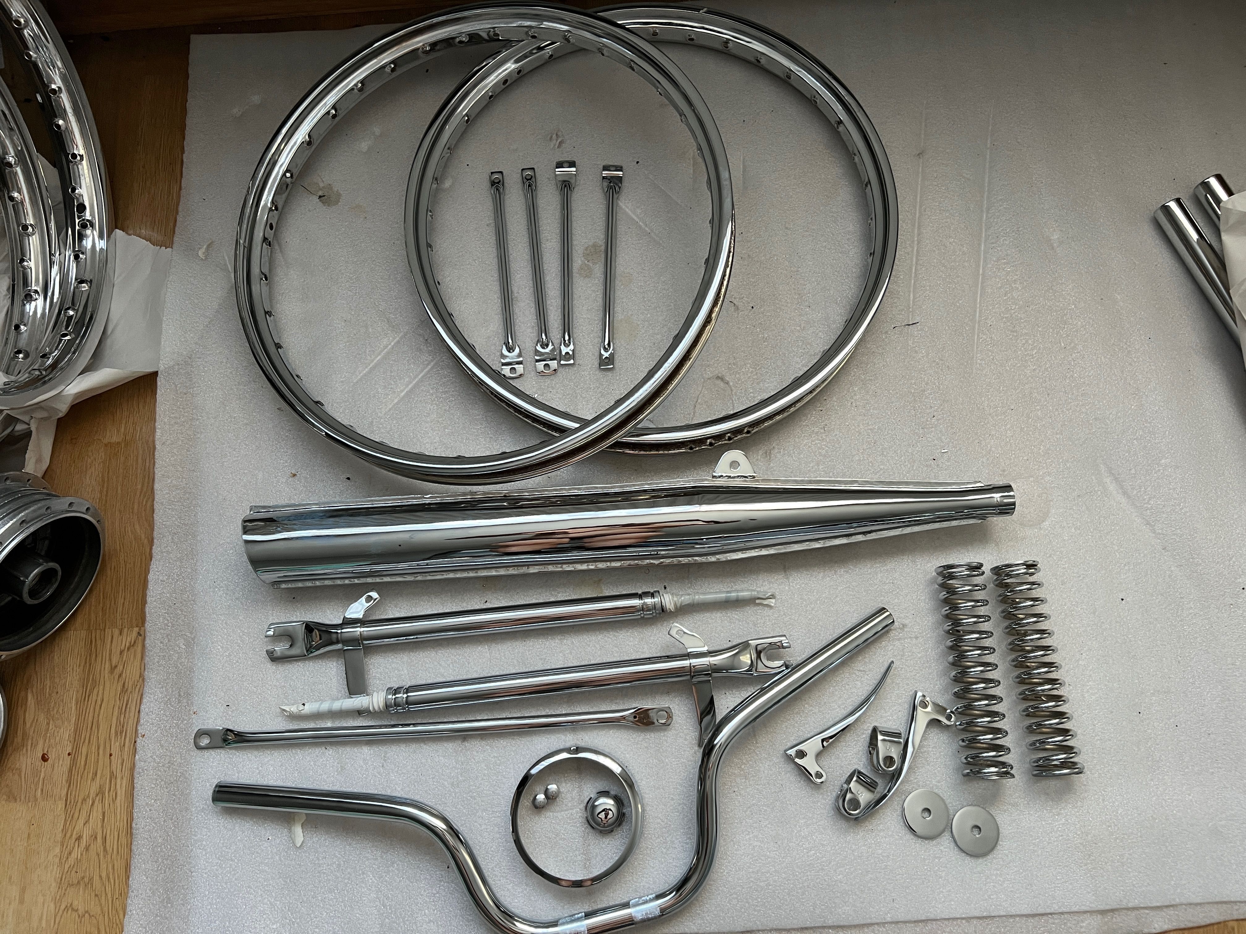 Chromowane Wsk Wfm Shl Jawa Junak Romet komar MZ Simson DKW nsu BMW Iż