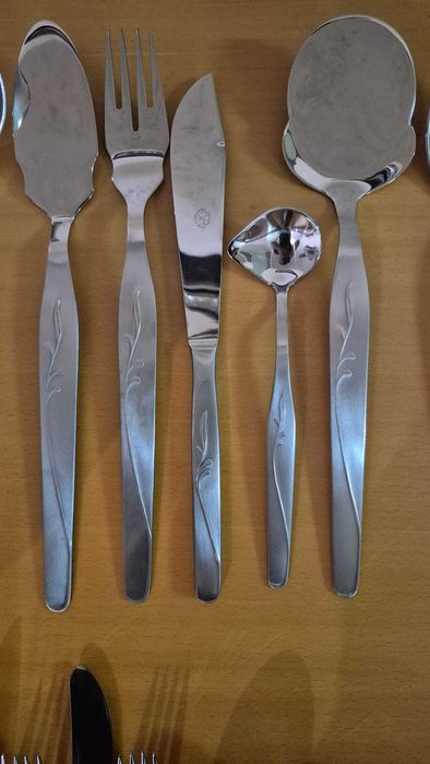 Faqueiro Completo em Inox - Conjunto 12 Pessoas