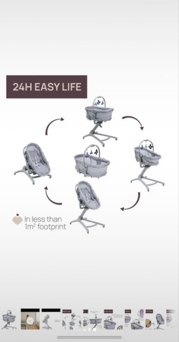 Berço chicco baby hug pro 5 em 1