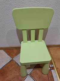 Krzesło Ikea mammut zielony