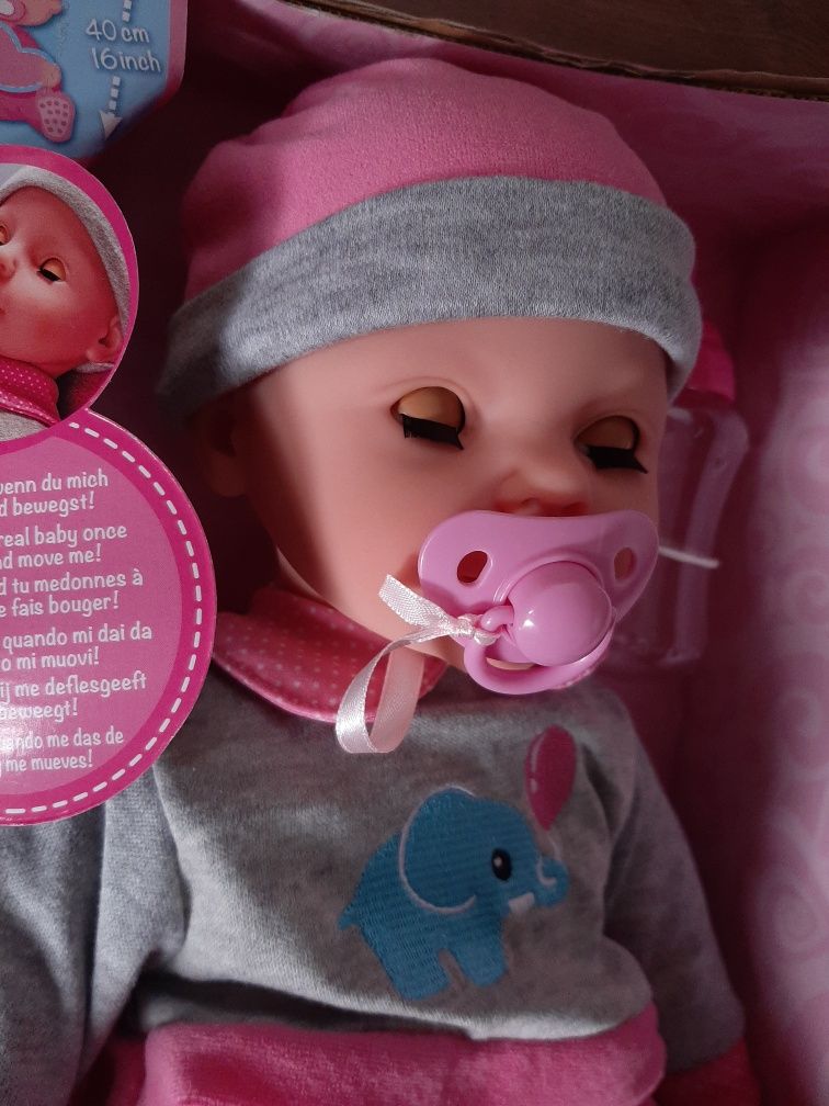 Interaktywna lalka Laura Simba NOWA 40 cm 24 odgłosy