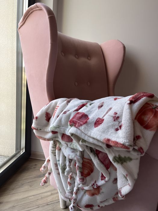 Fotel uszak z podnóżkiem, fotel do siedzenia wygodny