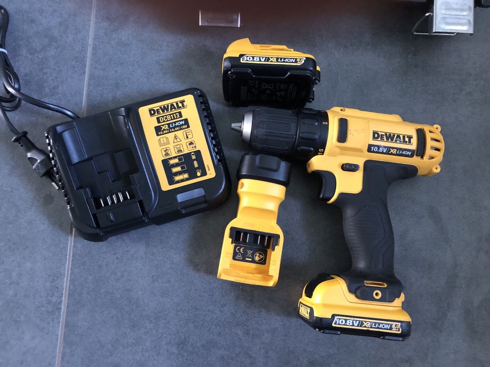 Акум.шуруповерт Dewalt DCD710+ ліхтар DCL508