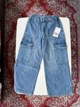 Zara wide leg джинсы 128, zara вайд лег джинси 128