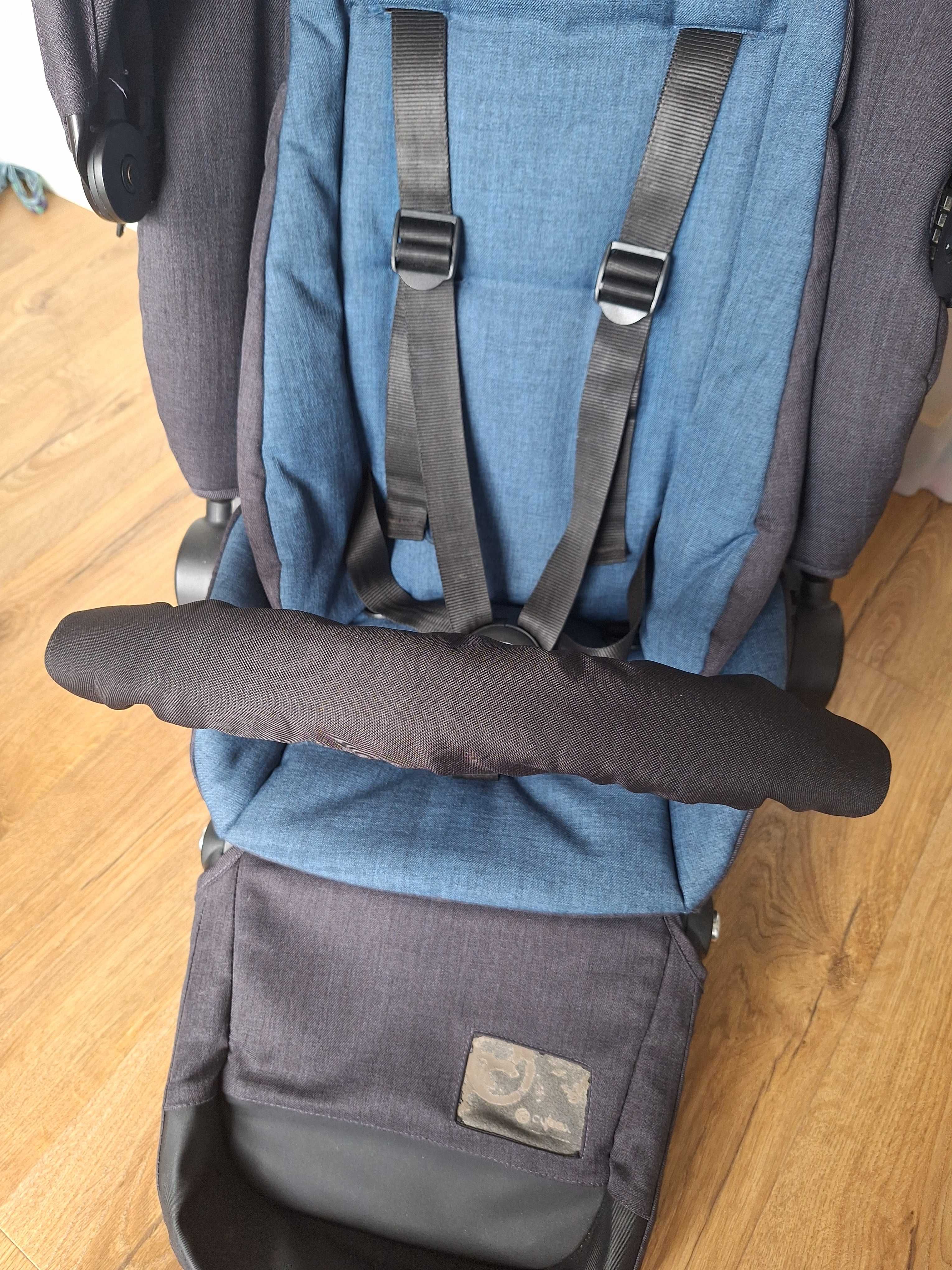 Wózek 2w1 gondola spacerówka cybex priam granatowy
