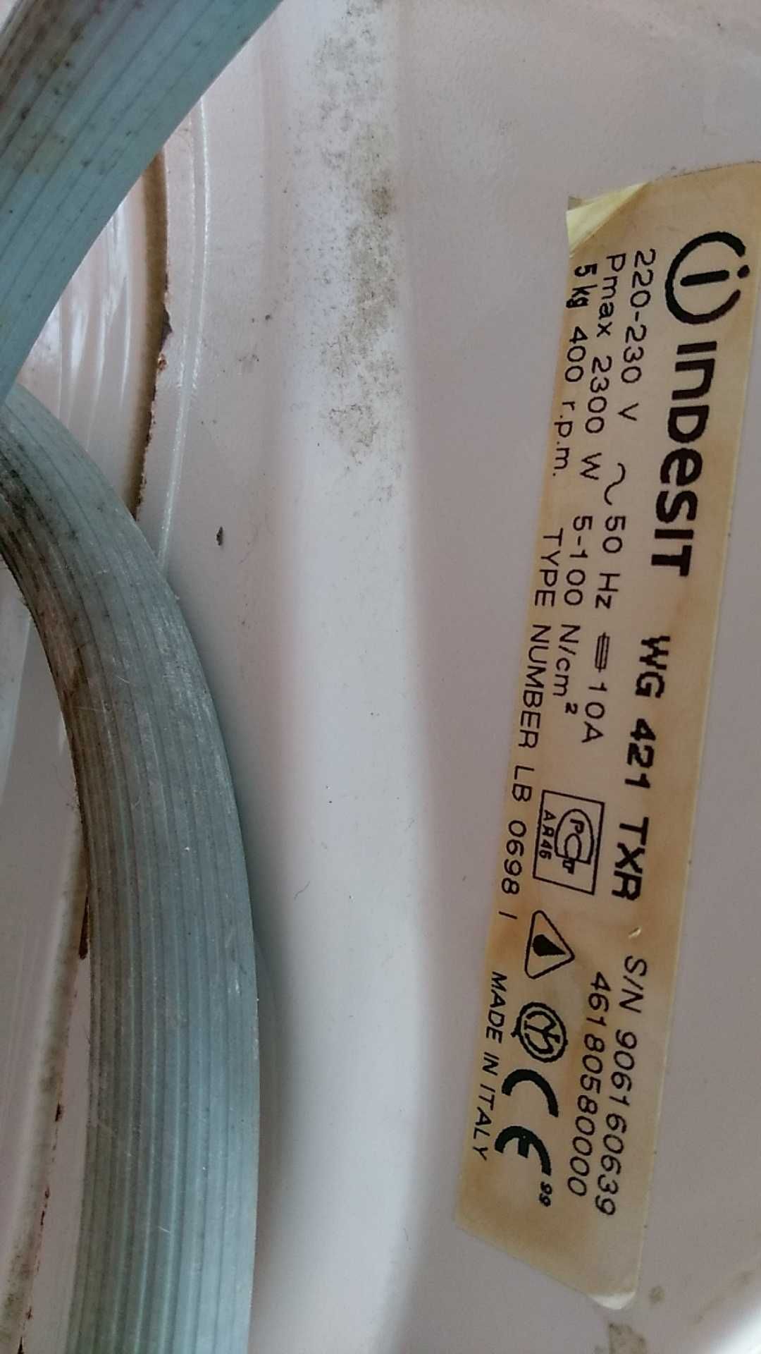 Пральна машина Indesit wg421 tx. 5кг, італія, робоча