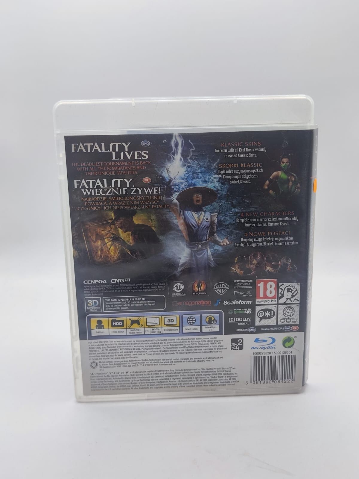 Mortal Kombat Komplete Edition Polskie wydanie Ps3 nr 1486