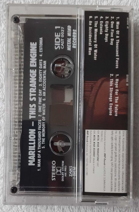 Marillion – This Strange Engine (Cassette, Album, HX Pro)