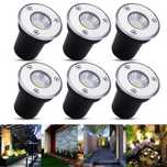 Oprawa najazdowa gruntowa lampa led 3W 6szt