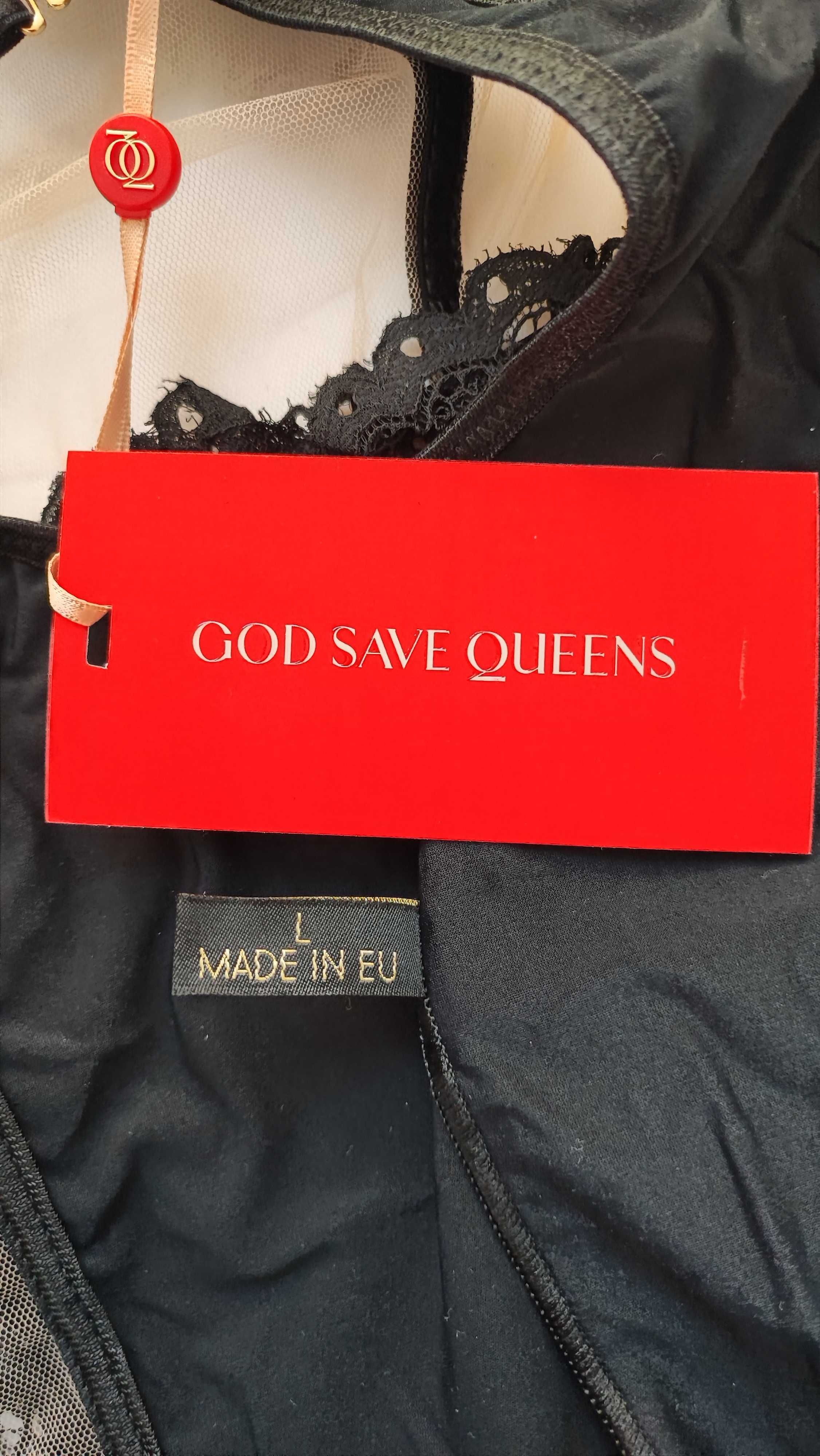 Bestsellerowe body LOLA od God Save Queens - rozmiar L