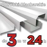 Obróbki blacharskie OD RĘKI parapety wiatrownice gąsiory kątownik