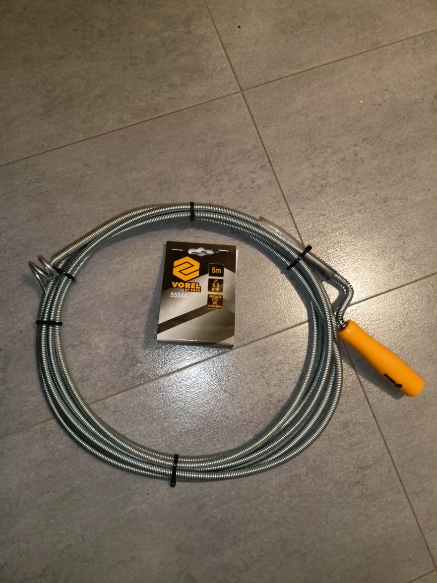 Vorel Spirala kanalizacyjna 9mm/5m 55544