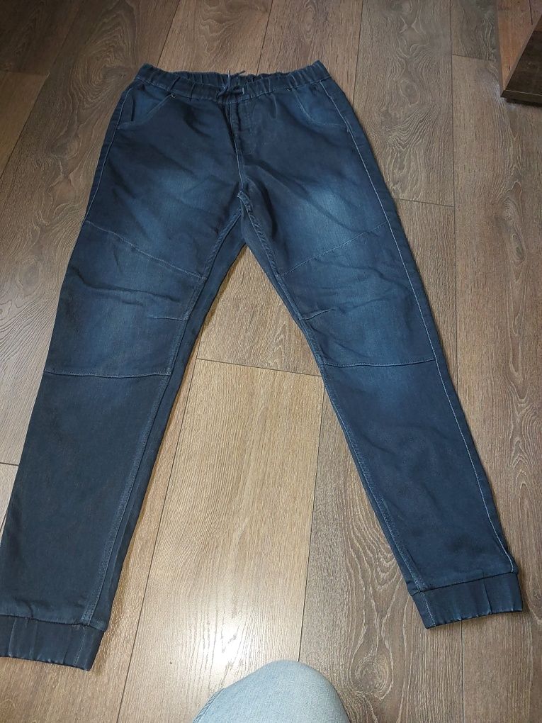 Jeansy joggery r.164.