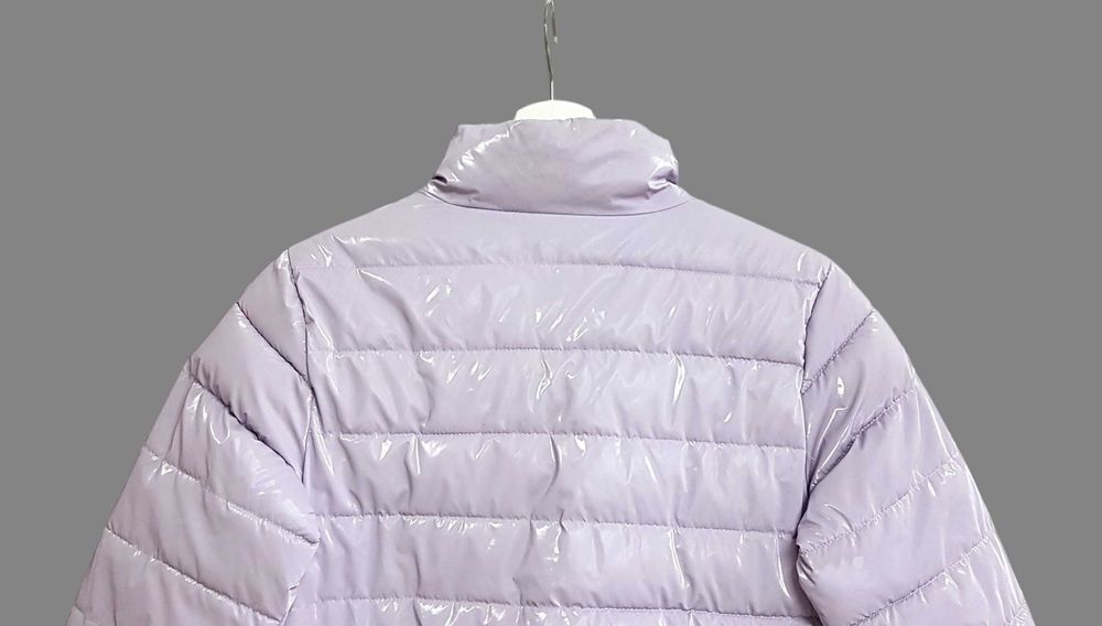 Kurtka zimowa liliowa puchowa pikowana Reserved 158cm