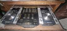 Zestaw 2 x cdj-200 + Numark DM 300 2X