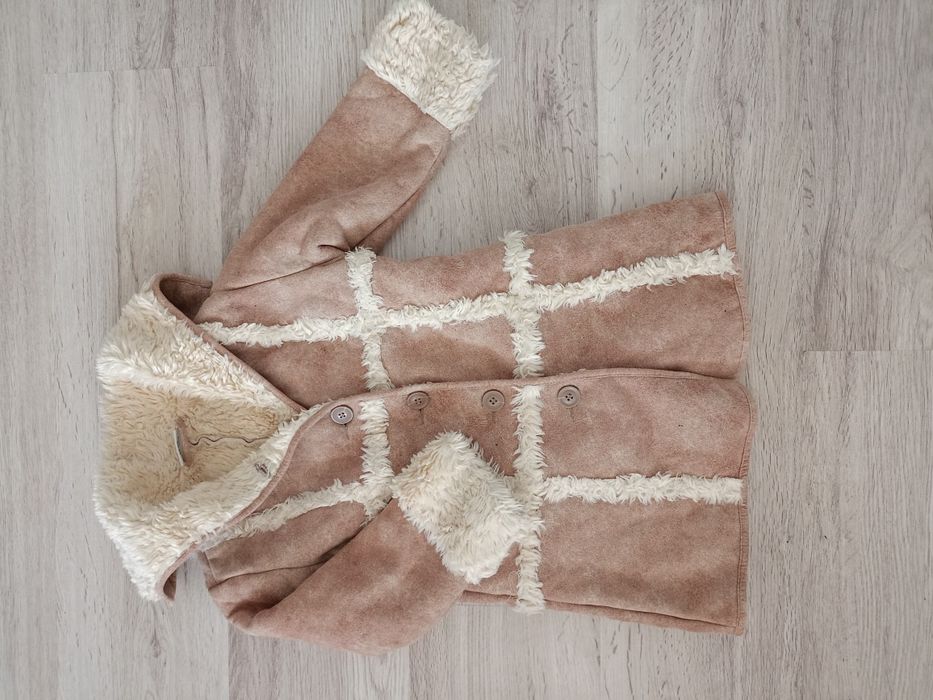 Kożuch dla dziewczynki next 104