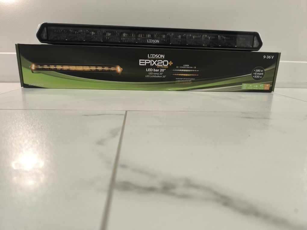 EPIX20+ LED Bar 20" LEDSON 180W + swiatło stroboskopowe, panel roboczy