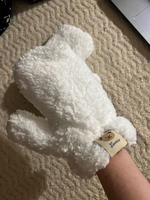 Теплі рукавички тедді