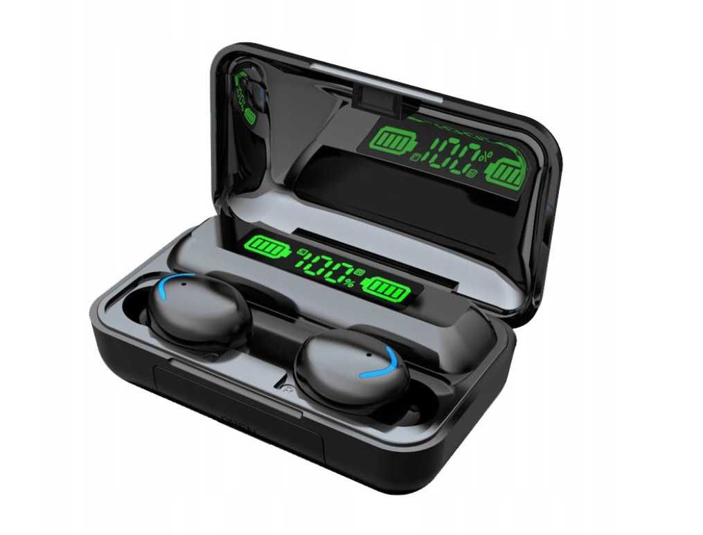 Słuchawki Bluetooth 5.3 TWS BTH-F9-5 + Power Bank kod 1601