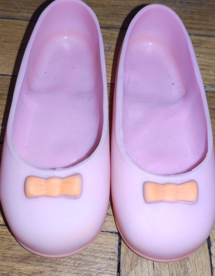 Buty buciki dla lalki PRL retro vintage plastik guma