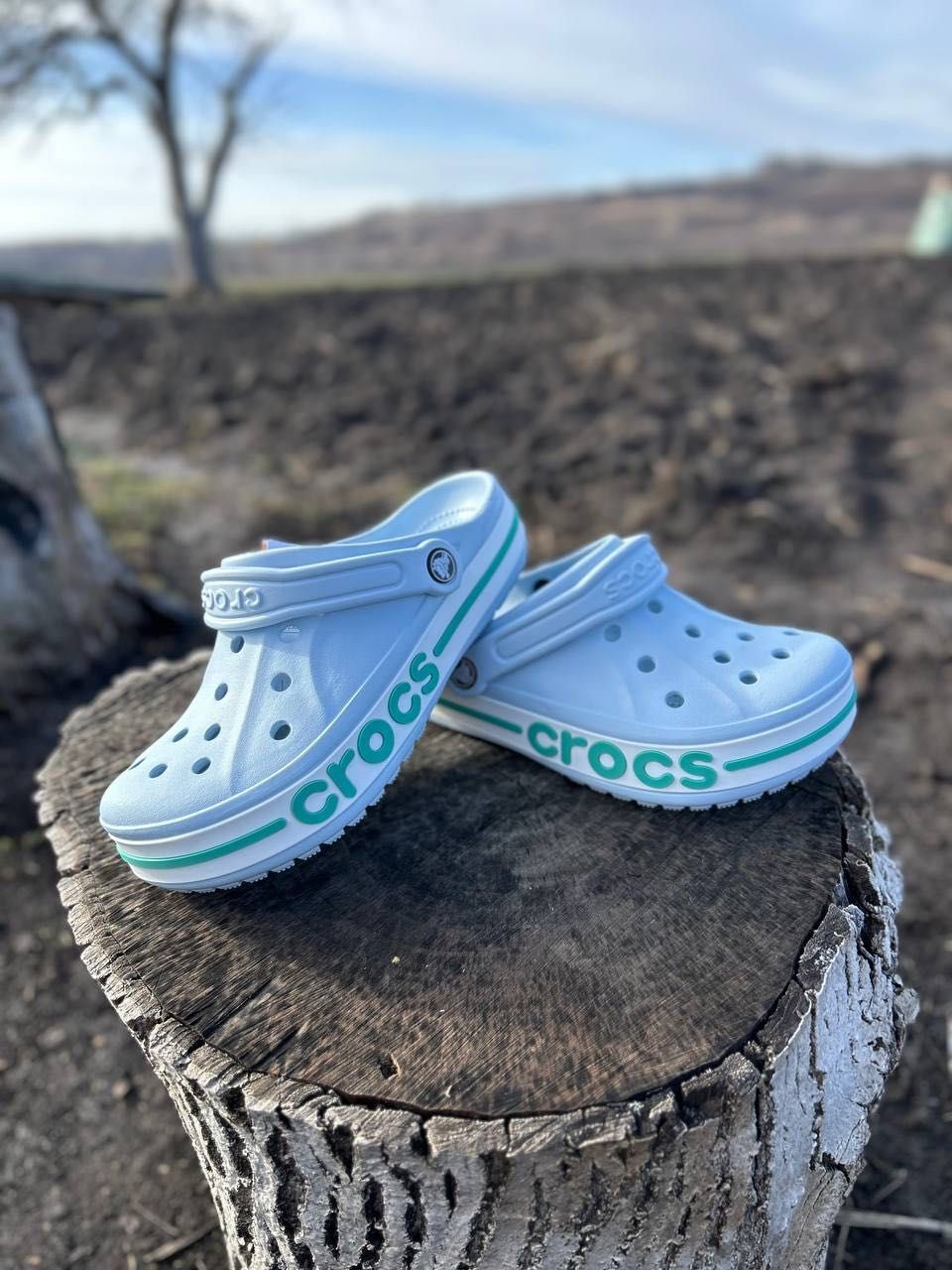 Крокси Оригінал Crocs Bayaband женские рожеві сірі бежеві блакитні