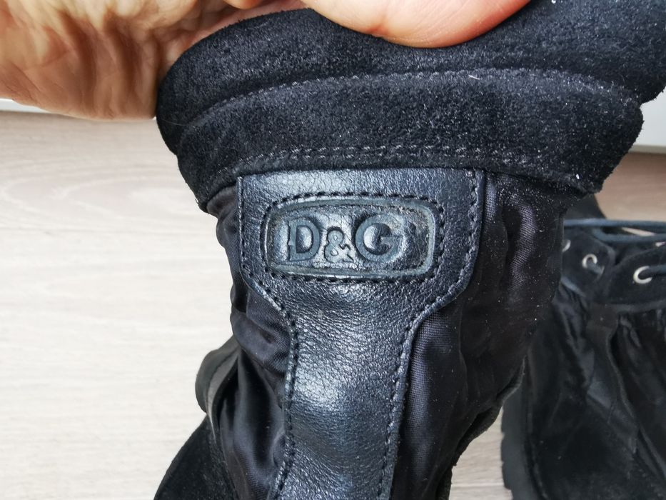 Buty męskie Dolce Gabbana r. 45 skóra naturalna czarna