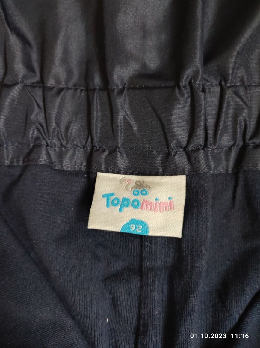 Непромокаемые штаны комбинезон topolino,topomini
