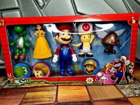 --Komplet figurek prosto z świata gier Super Mario zabawki