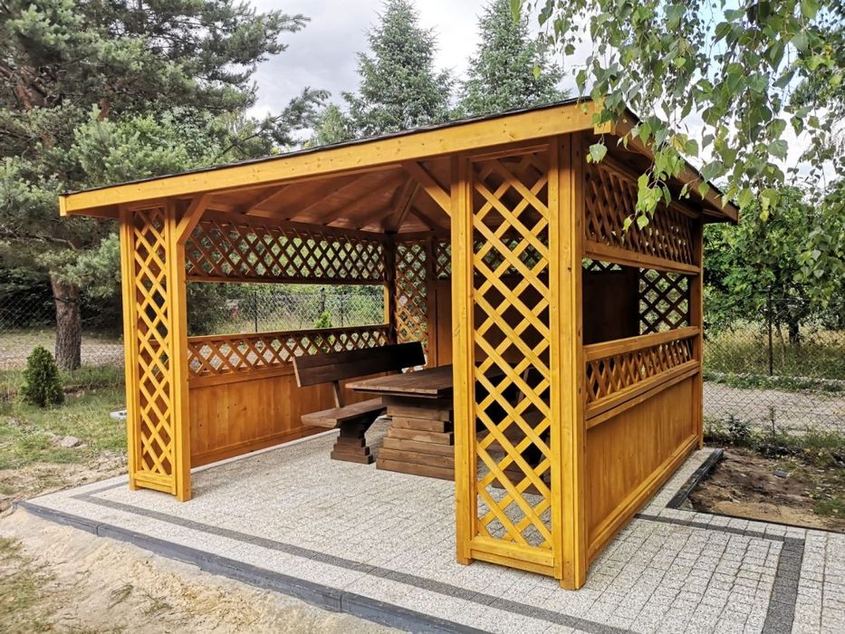 Altana ogrodowa, altana drewniana, pergola