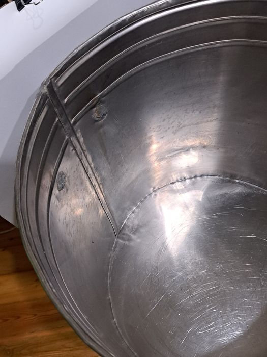 Каструля,  СССР,  Нержавейка, 65 литров,  выварка