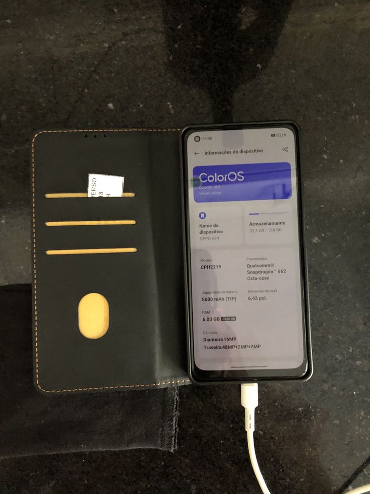 Telemovel OPPO A74