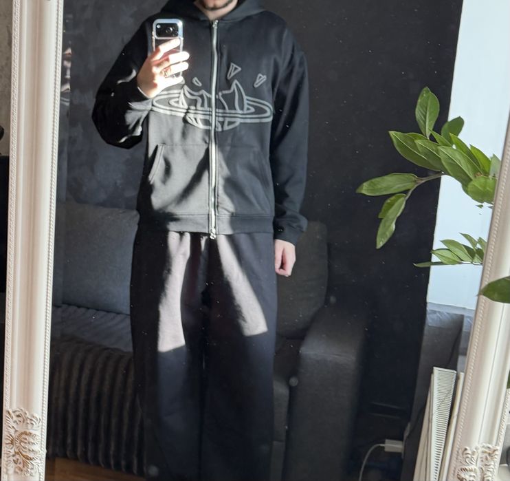 Broken Planet zip hoodie Оверсайз зіп худі з принтом кофта паф принт